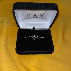 Diamond Heartbeat Bolo Bracelet
Sterling Silver/10K Gold